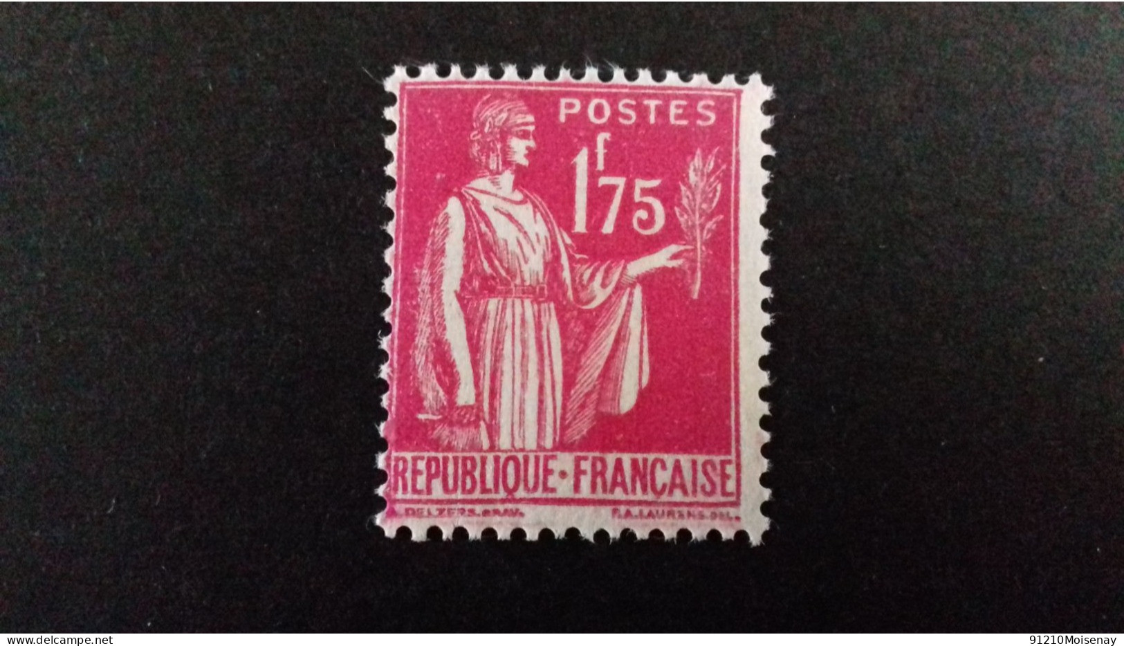 FRANCE N°289** - 1932-39 Frieden