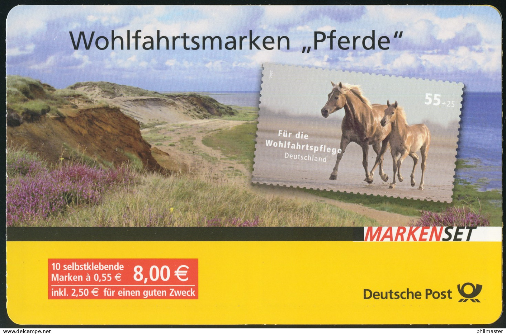 69 MH Wofa Haustiere: Pferde 2007, Postfrisch ** - 2001-2010
