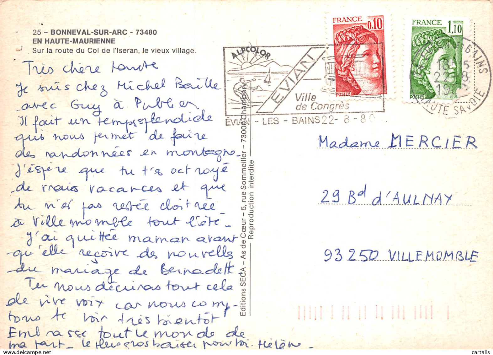 73-BONNEVAL SUR ARC-N°4134-A/0049 - Bonneval Sur Arc