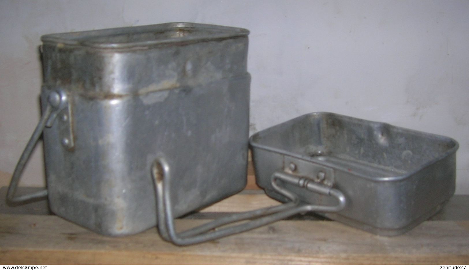 Gamelle Militaire En Aluminium - Années 1940 - Equipement