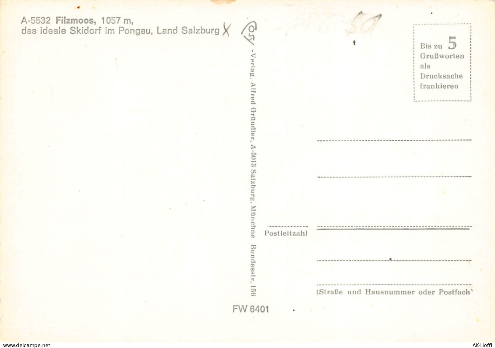 Filzmoos, 1057 M, Skidorf Im Pongau, Land Salzburg  - Mehrbildkarte - Filzmoos