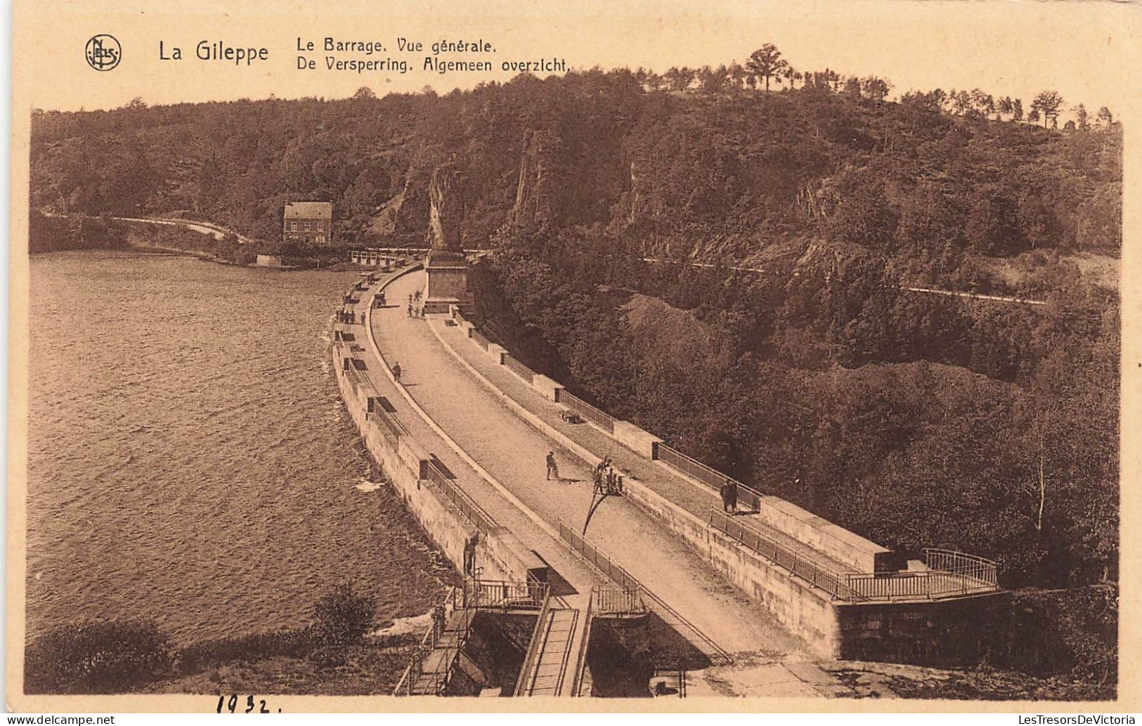 BELGIQUE - La Gileppe - Vue Sur Le Barrage - Vue Générale - Animé - Forêt - Carte Postale Ancienne - Gileppe (Barrage)