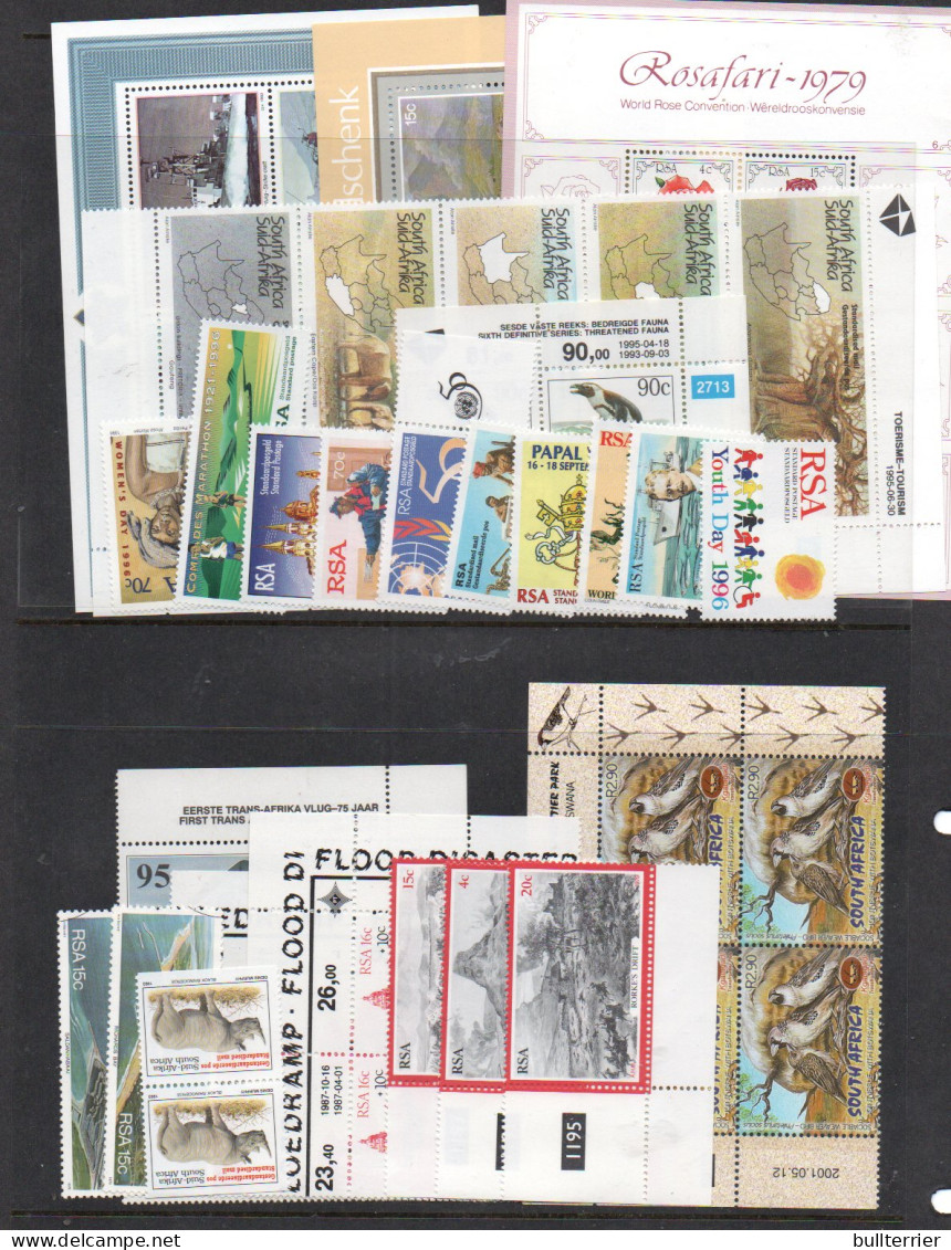 SOUTH AFRICA - MNH SELECTIONS OF STAMPS, SETS, AND S/SHEETS ,MINT NEVERIHNGED, SG CAT £161 - Ungebraucht