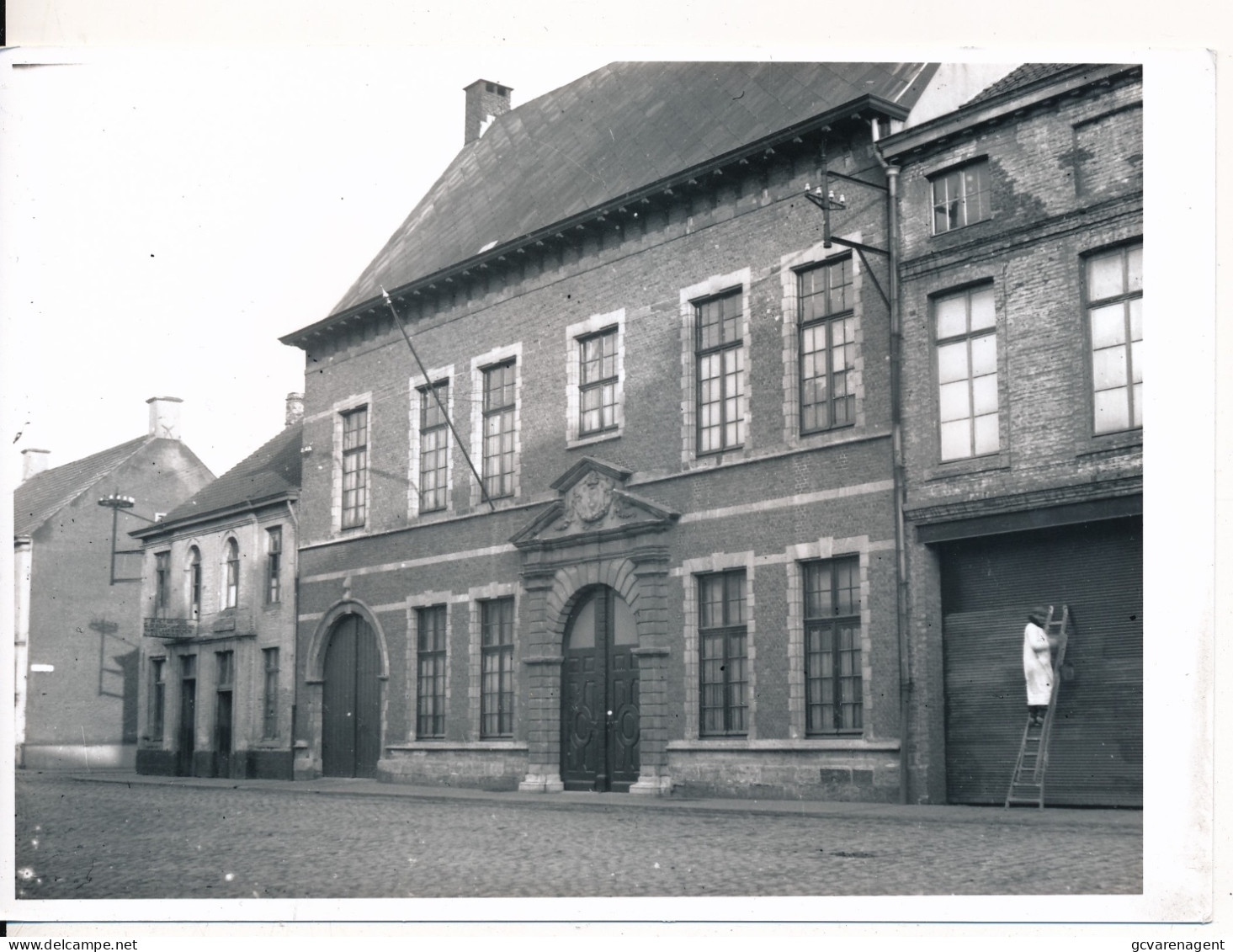 OUDENAARDE - FOTO 18 X 12.5 CM  FOTO'S VAN GLASPLAAT OF OUDE CLICHE GENOMEN - OORLOGSTIJD - Oudenaarde