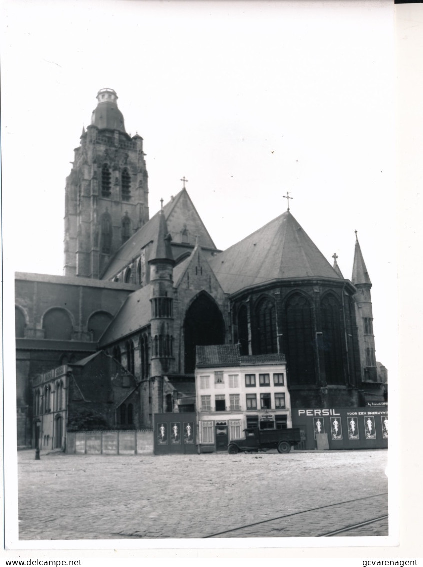 OUDENAARDE - FOTO 18 X 12.5 CM  FOTO'S VAN GLASPLAAT OF OUDE CLICHE GENOMEN - OORLOGSTIJD - Oudenaarde