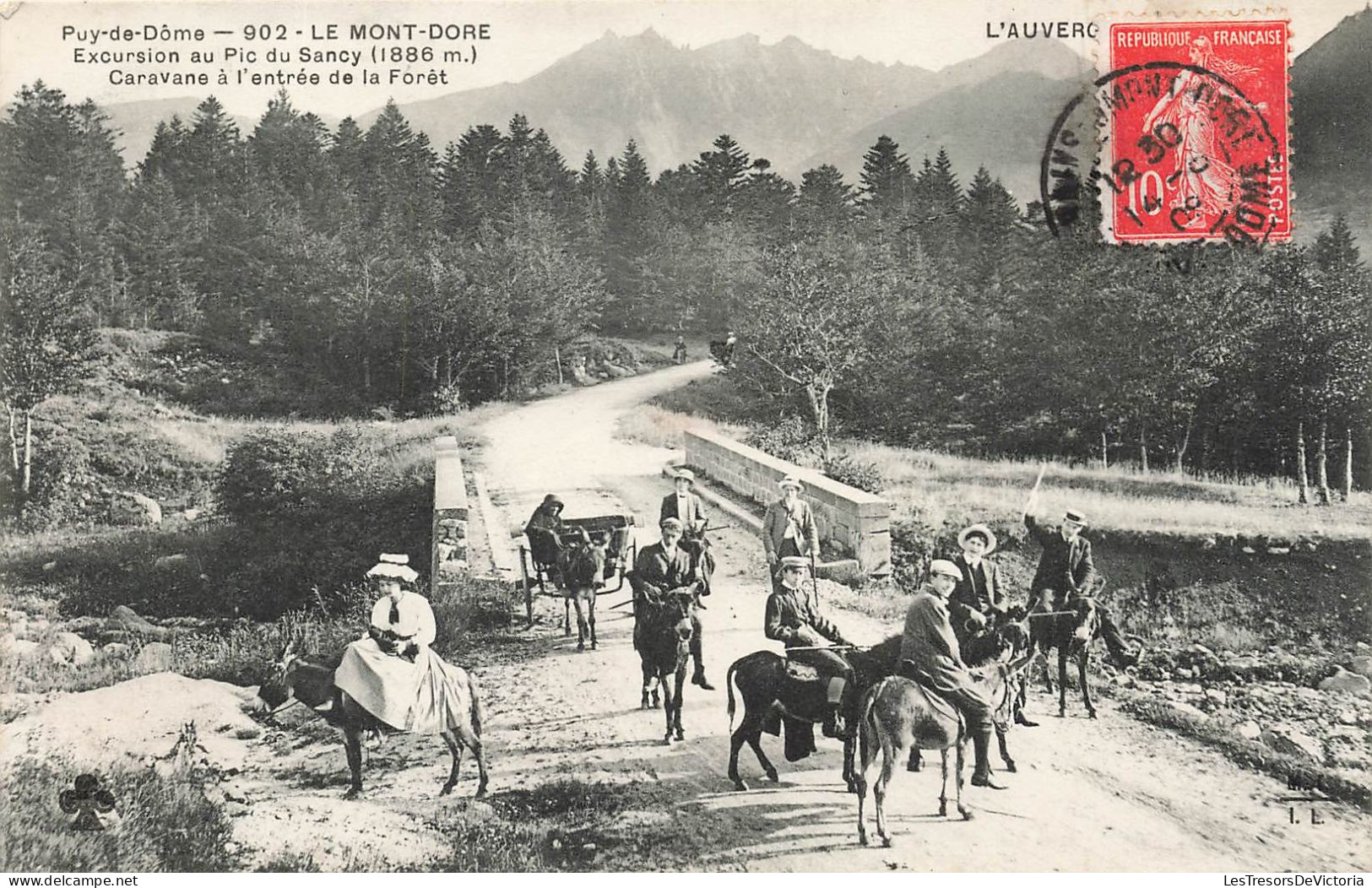 FRANCE - Puy De Dôme - Le Mont Dore - Excursion Au Pic Du Sancy (1886 M) - Animé - Carte Postale Ancienne - Le Mont Dore