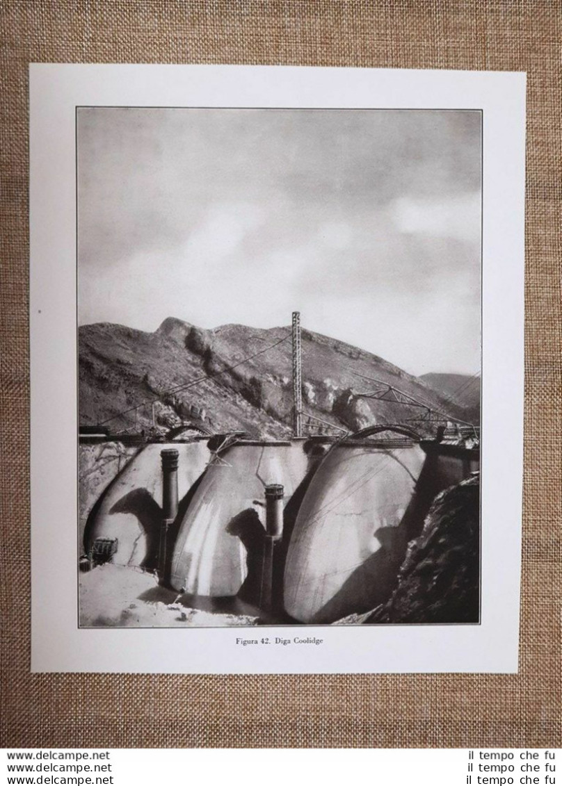 Diga Di Coolidge 1934 San Carlos Arizona USA E Cobble Mountain Arvo Belice - Autres & Non Classés