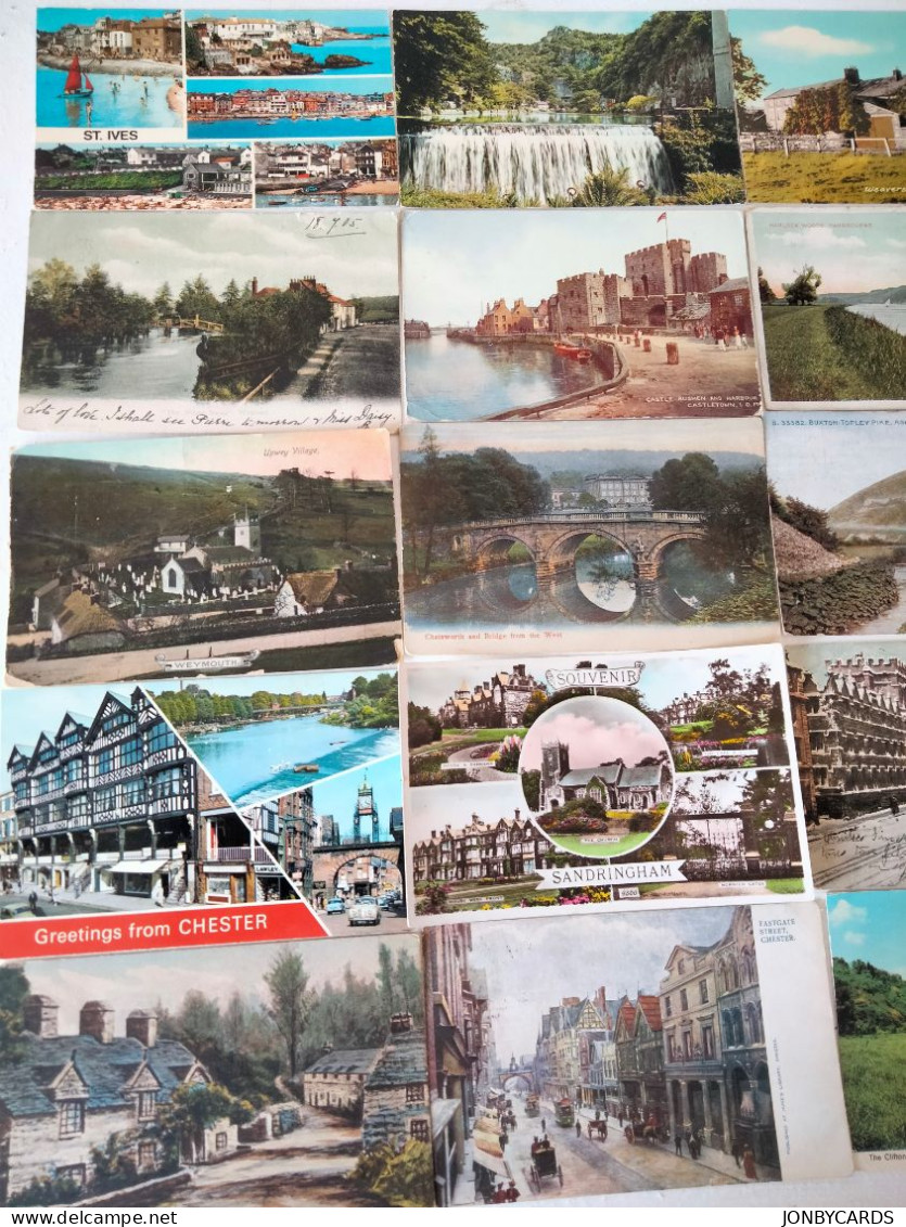 Dèstockage-United Kingdom Lot of 80 Colour Postcards from 1904.#35