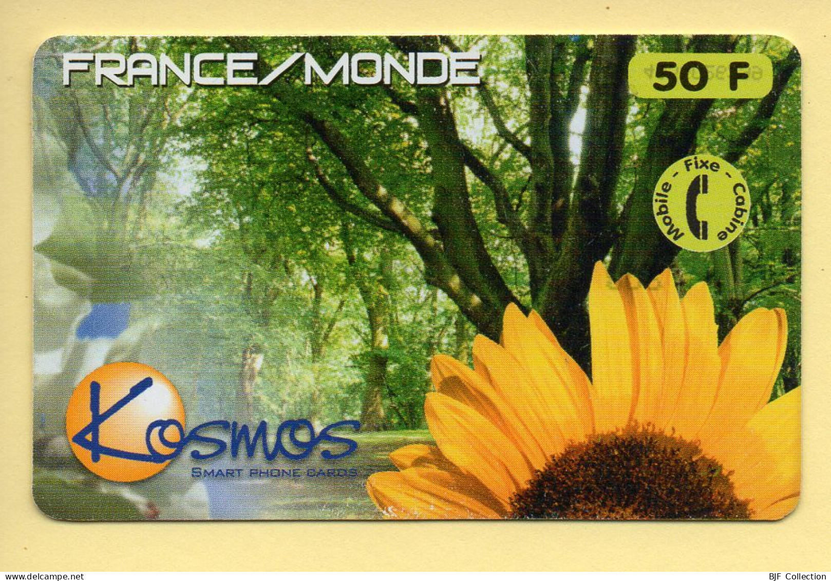 Carte Prépayée : KOSMOS / France / Monde / 50F - Altri & Non Classificati