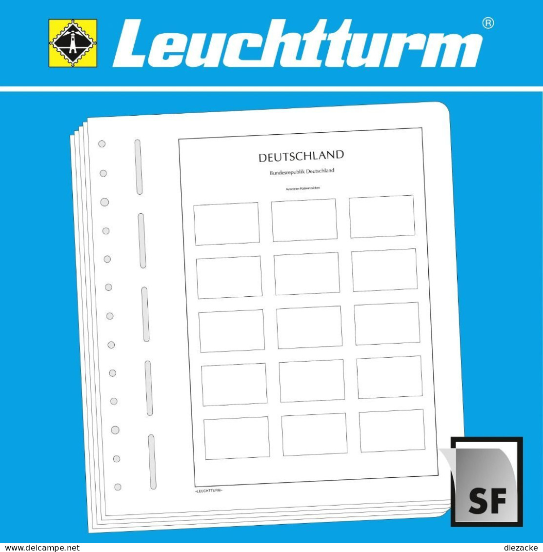 Leuchtturm Blankoblätter Für ATM Typ "Klüssendorf", BRD (12er Pack) 315906 Neuwertig (VD737 - Fogli Bianchi