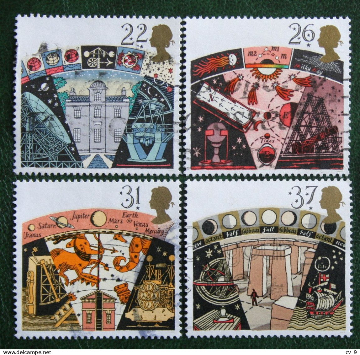 Observatorium Armagh (Mi 1296-1299) 1990 Used Gebruikt Oblitere ENGLAND GRANDE-BRETAGNE GB GREAT BRITAIN - Used Stamps