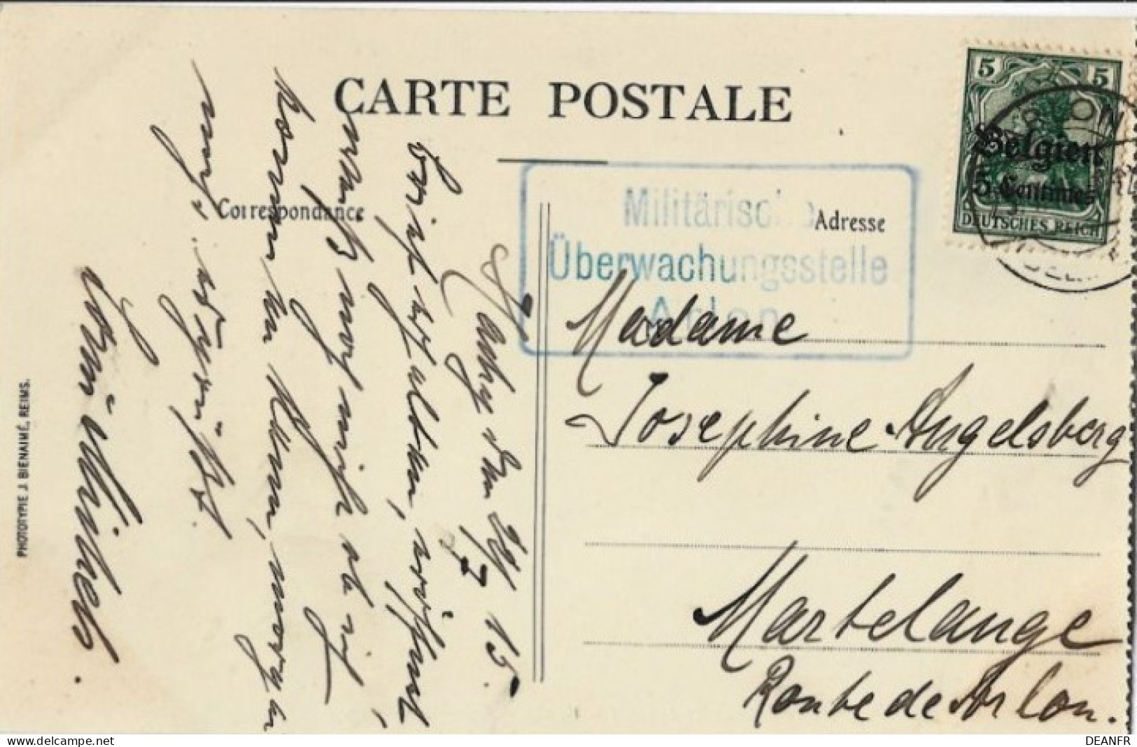 HACHY : Pensionnat St-Joseph : Cabinet De Physique. Carte Avec Censure ( 1915) Rare. Carte Impeccable. - Habay