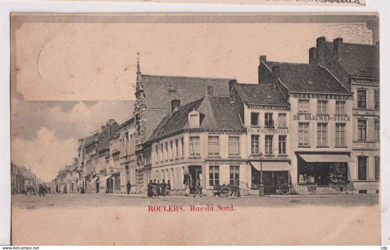 CPA ROULERS Charette à Bras  1900 - Roeselare