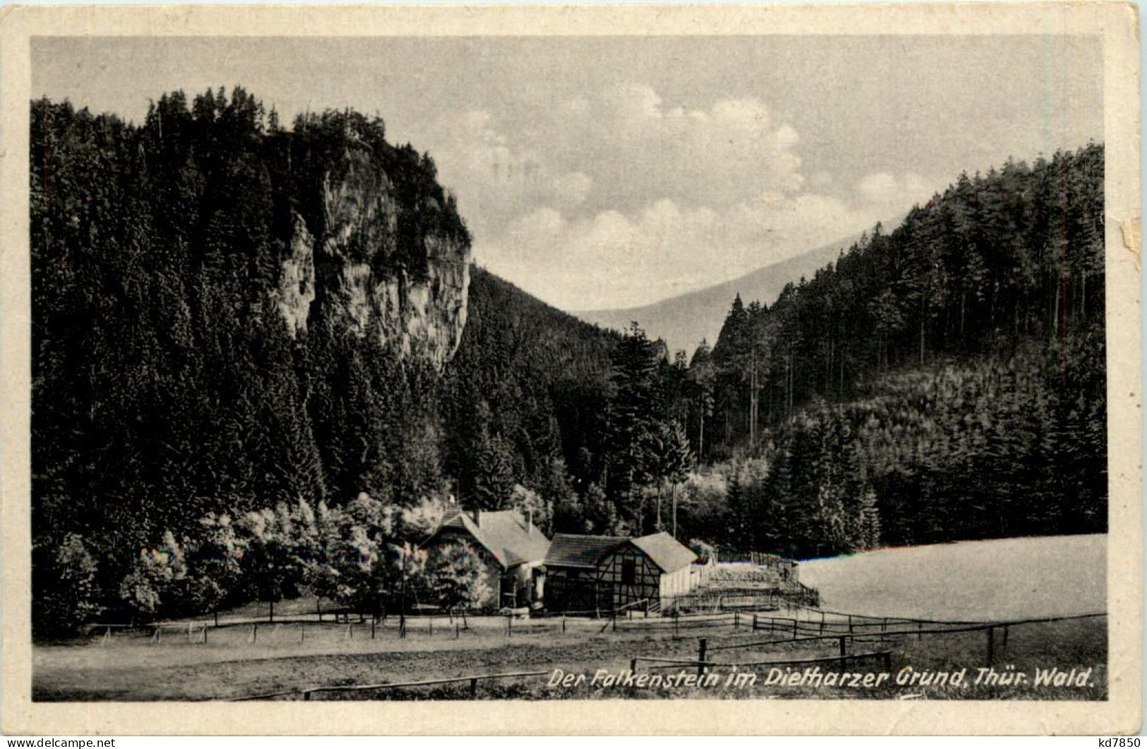 Der Falkenstein Im Dietharzer Grund, Thür.Wald - Tambach-Dietharz