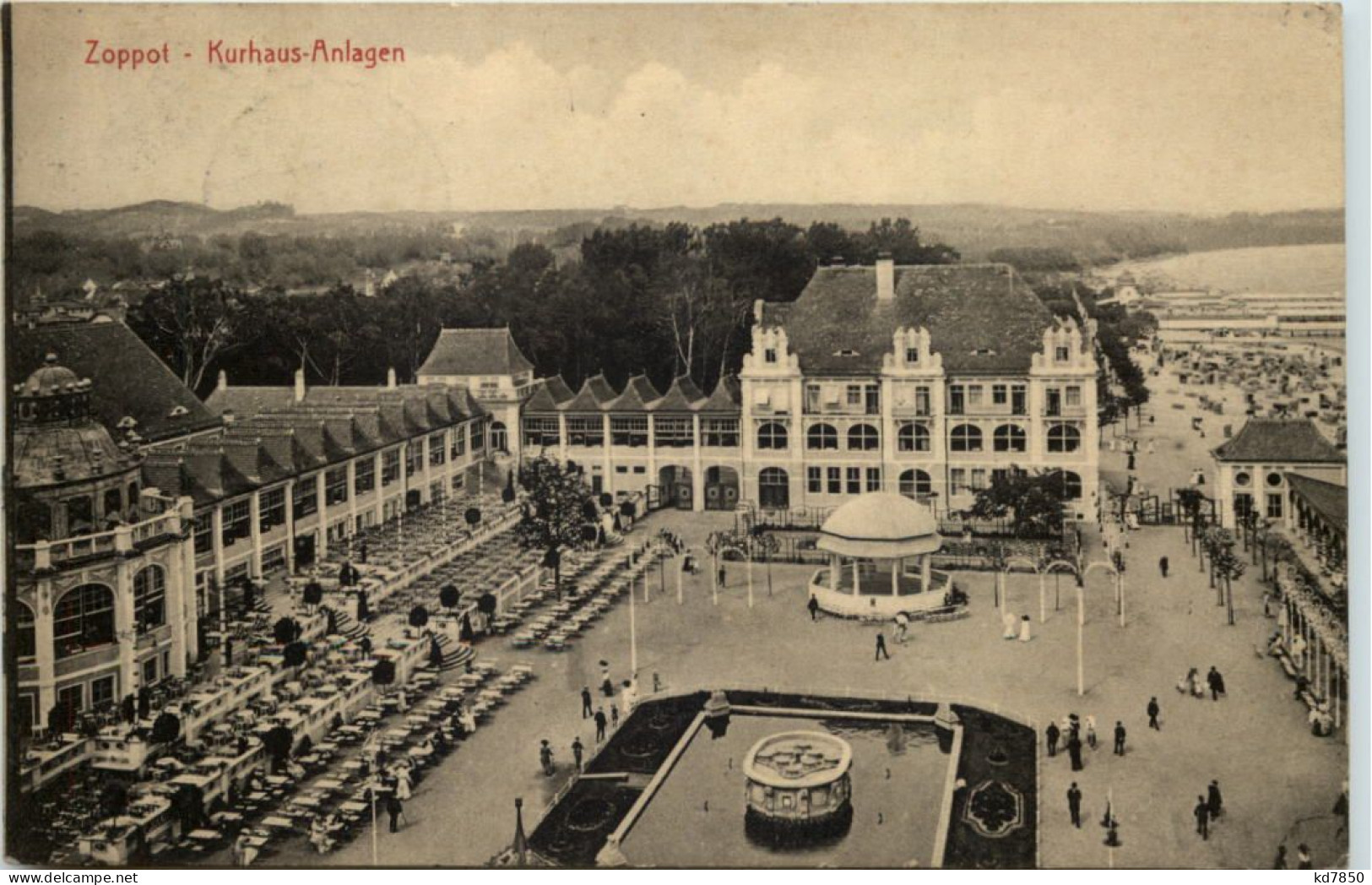 Zoppot - Kurhaus-Anlagen - Danzig