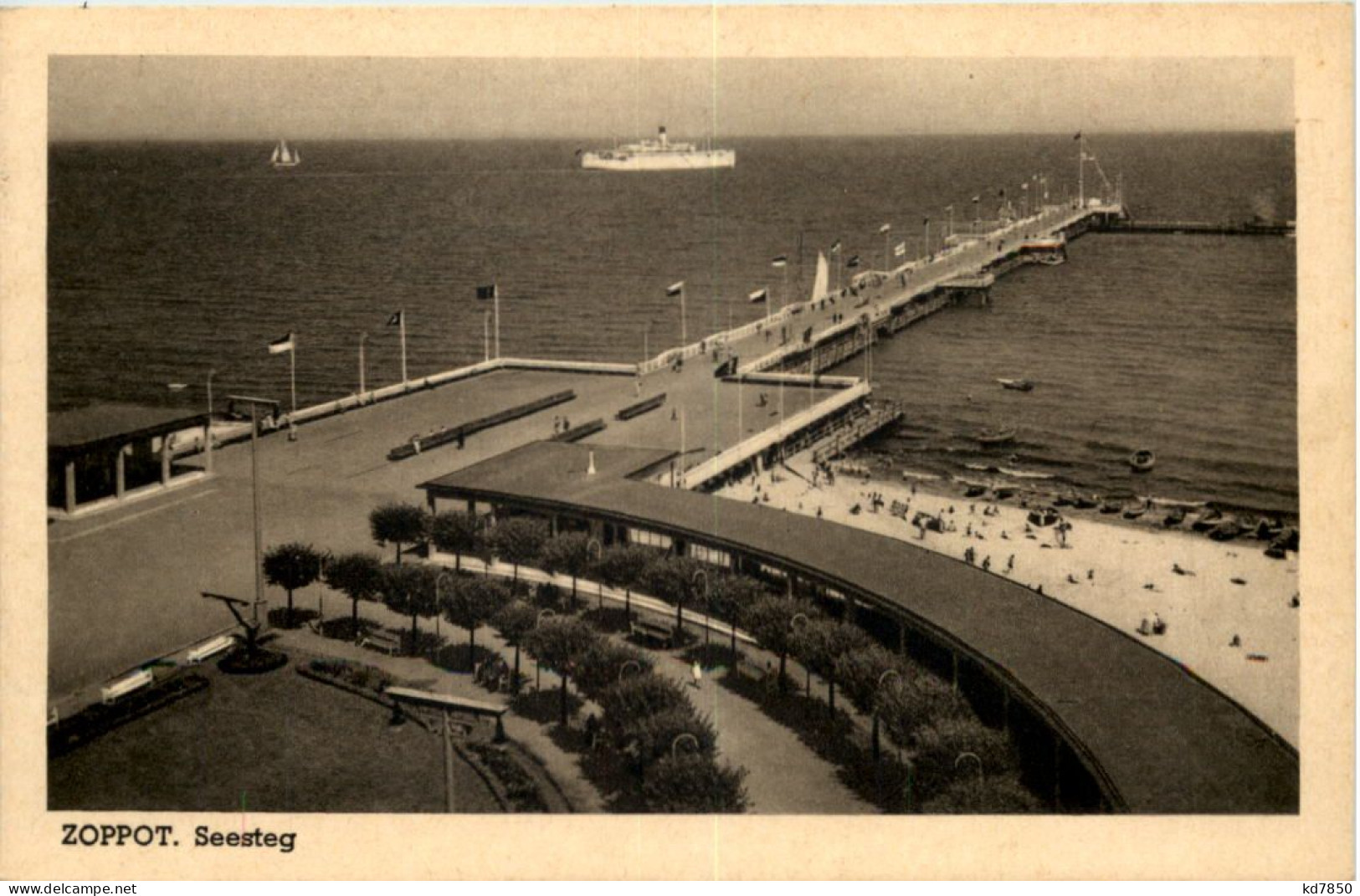 Ostseebad Zoppot - Seesteg - Danzig