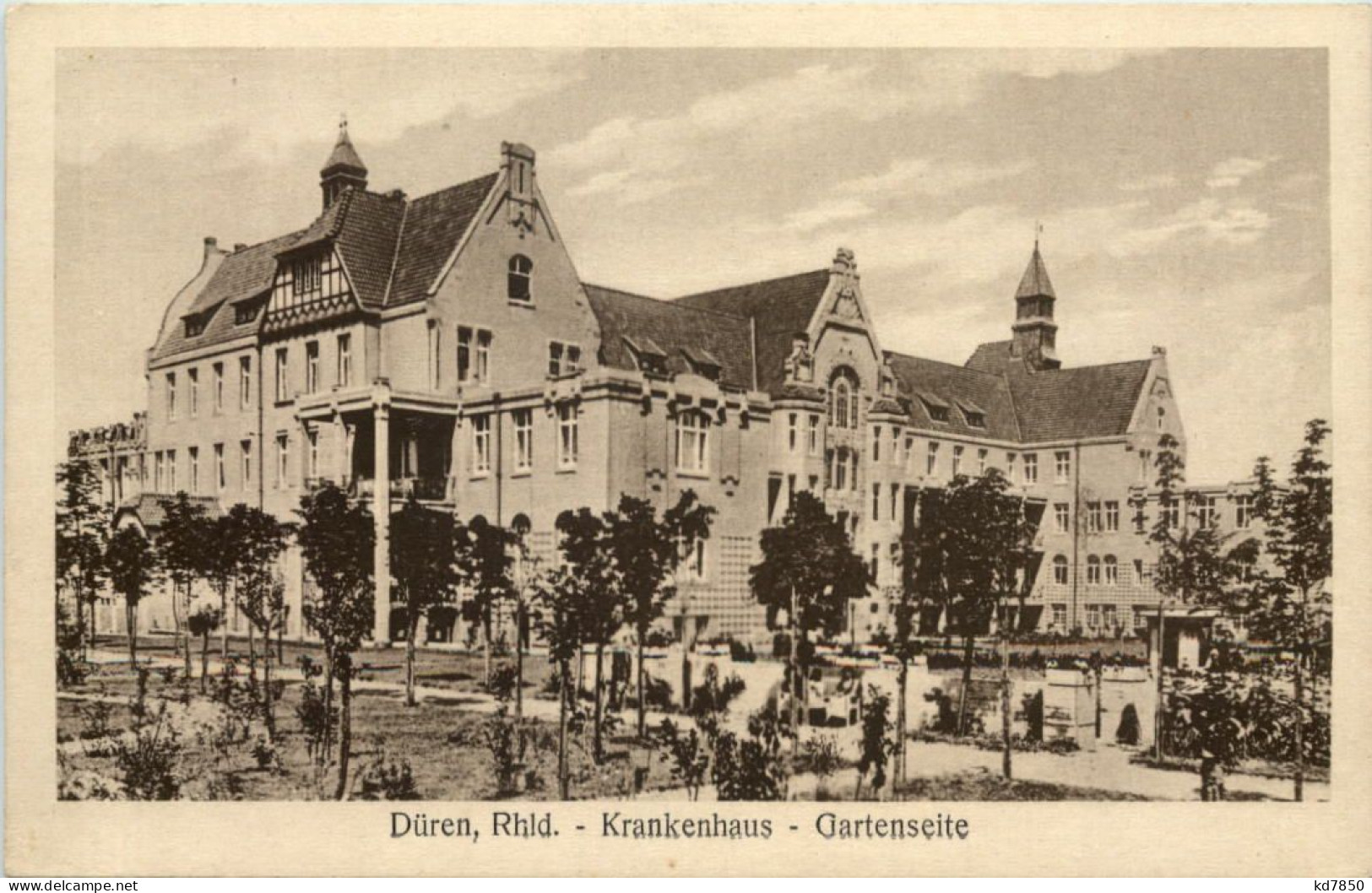 Düren, Krankenhaus Gartenseite - Dueren