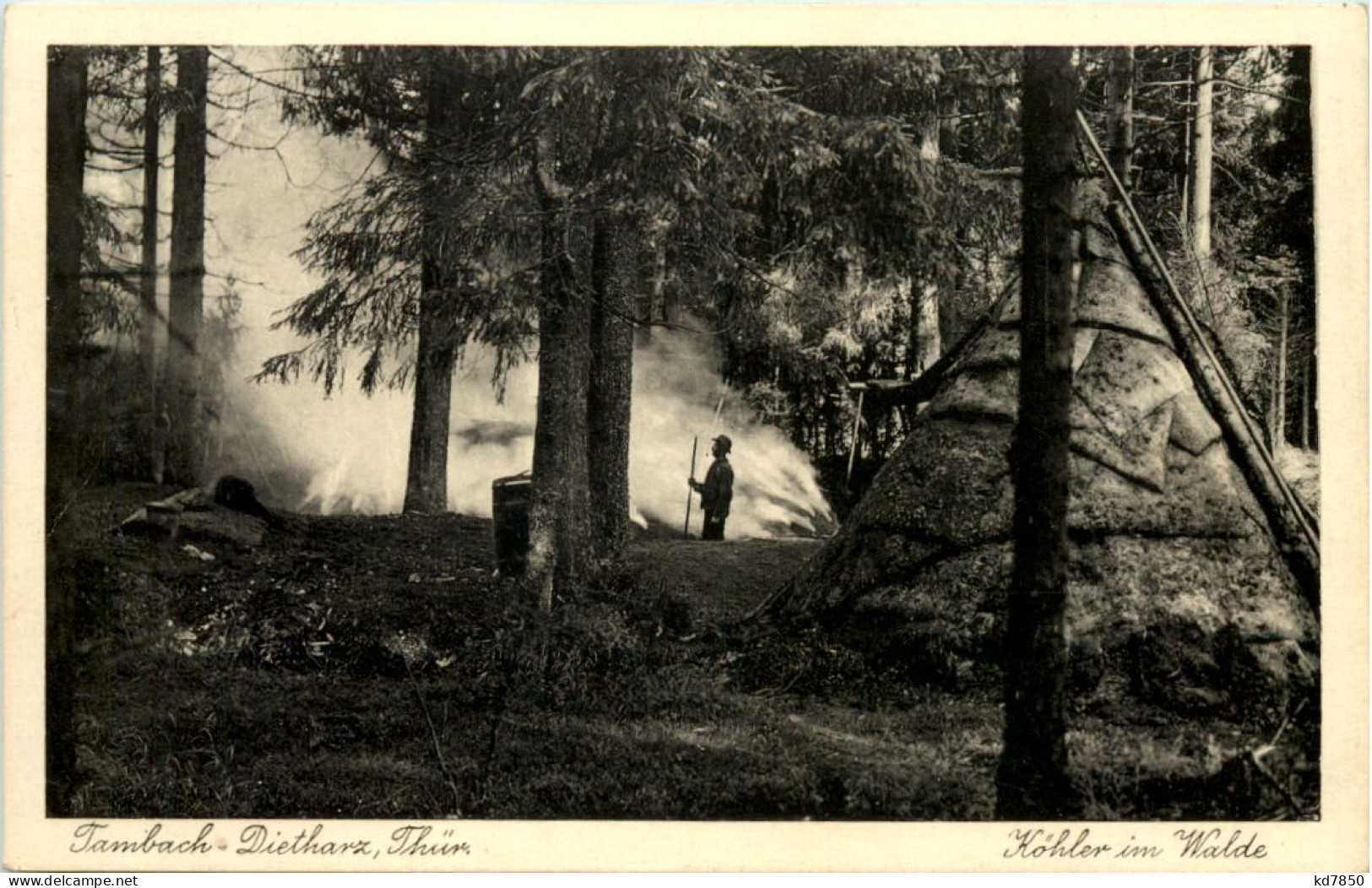 Tambach - Dietharz, Köhler Im Walde - Tambach-Dietharz