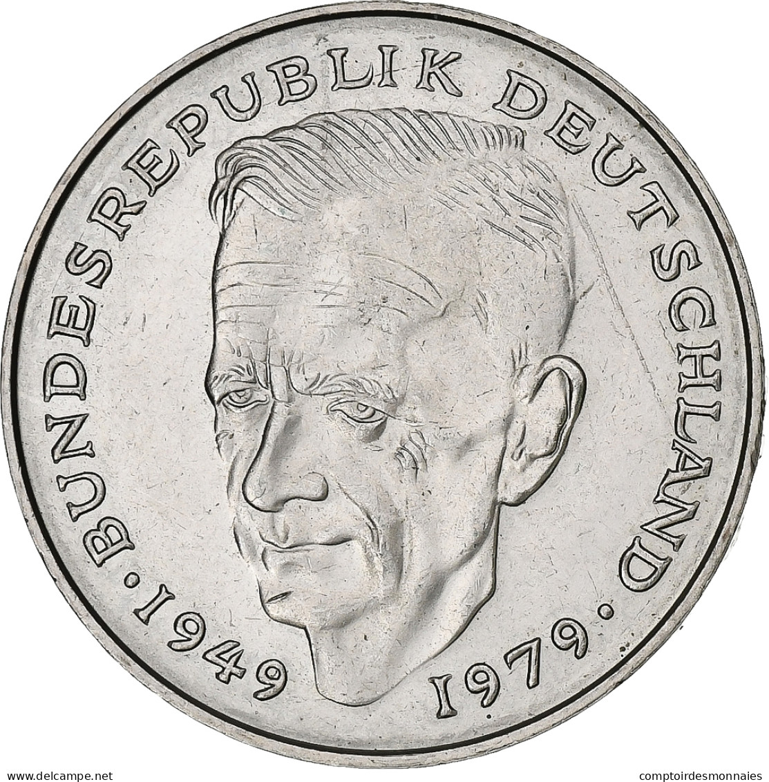 République Fédérale Allemande, 2 Mark, 1979, Munich, Copper-Nickel Clad - 2 Marcos