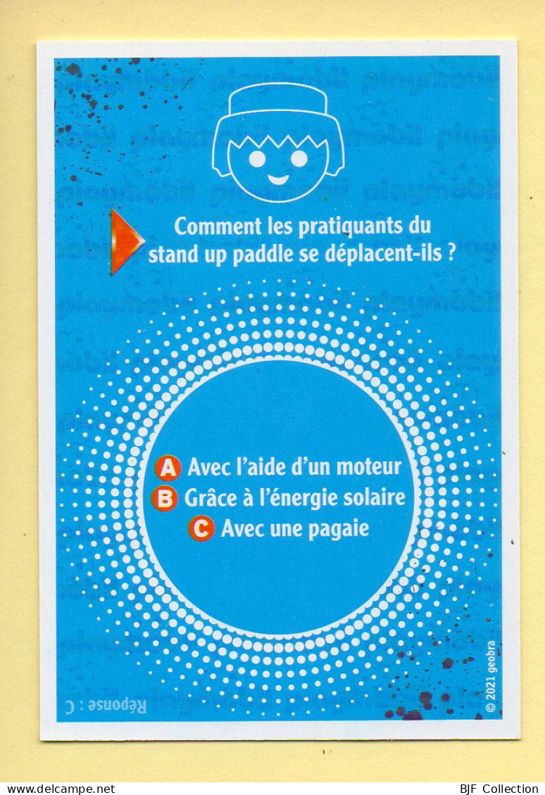 Carte Playmobil N° 19 / Beach Volley / Célia / Le Monde Du Sport / Carrefour Market - Other & Unclassified