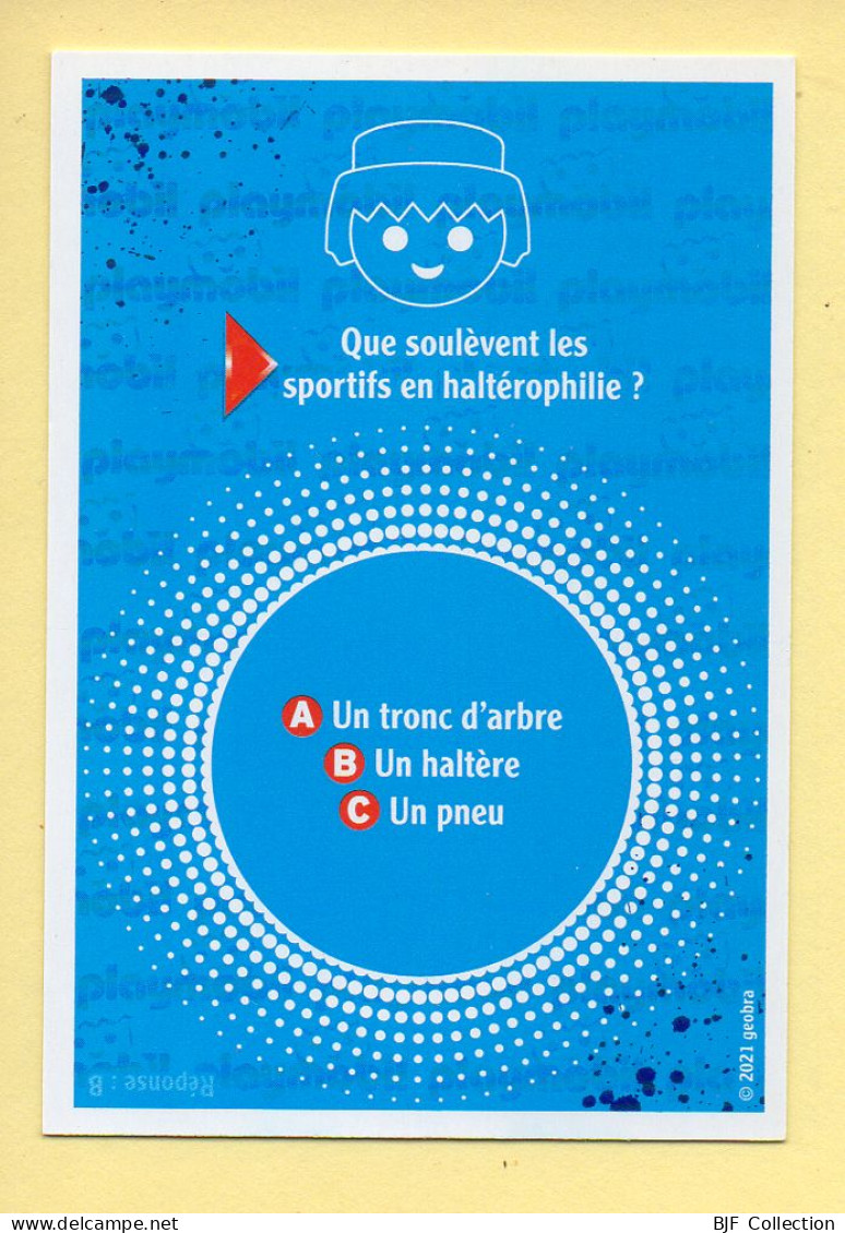 Carte Playmobil N° 44 / Plongée / Marlène / Le Monde Du Sport / Carrefour Market - Other & Unclassified