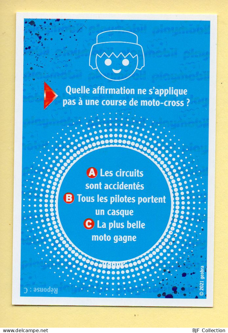 Carte Playmobil N° 72 / Cyclisme / Kylian / Le Monde Du Sport / Carrefour Market - Autres & Non Classés