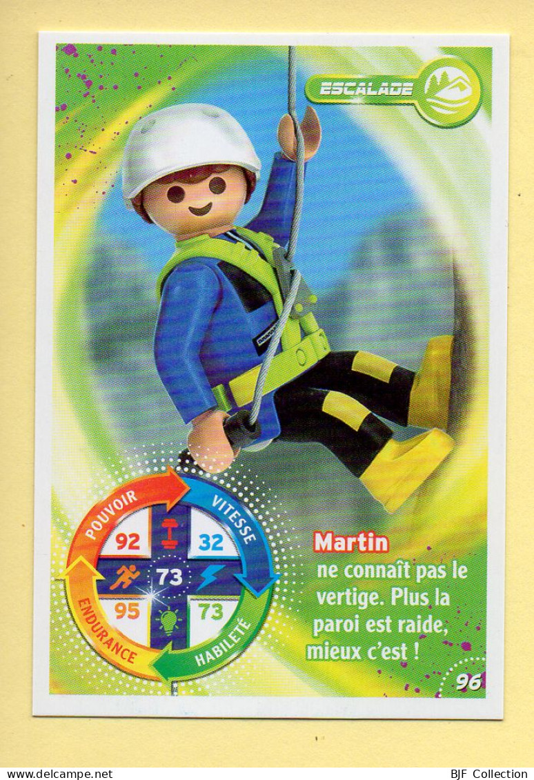 Carte Playmobil N° 96 / Escalade / Martin / Le Monde Du Sport / Carrefour Market - Sonstige & Ohne Zuordnung