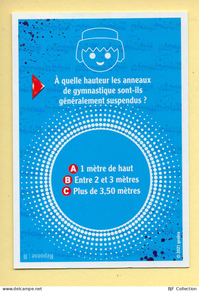Carte Playmobil N° 96 / Escalade / Martin / Le Monde Du Sport / Carrefour Market - Other & Unclassified