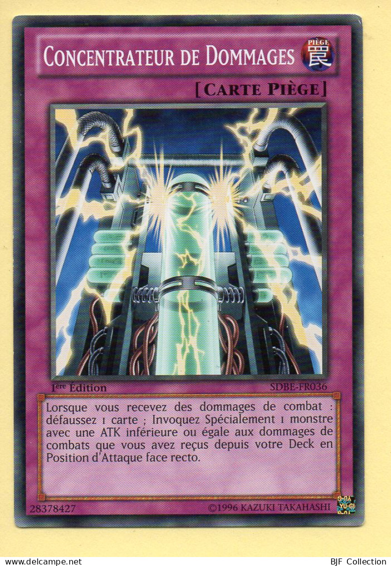 Yu-Gi-Oh! - CONCENTRATEUR DE DOMMAGES (SDBE-FR036) 1ère Edition  - Yu-Gi-Oh