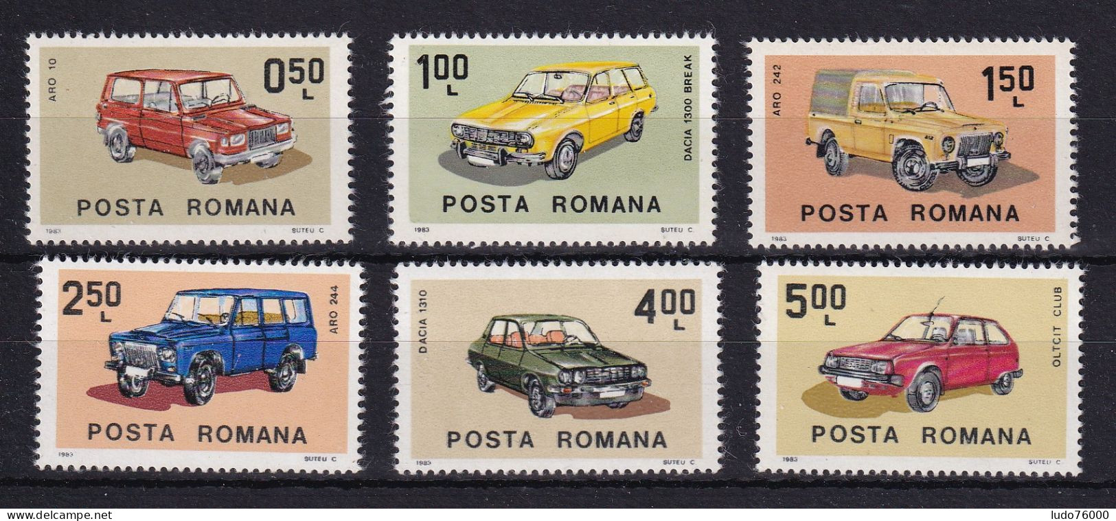 D 785 / ROUMANIE / LOT N° 3443/3448 NEUF** COTE 6.50€ - Collections