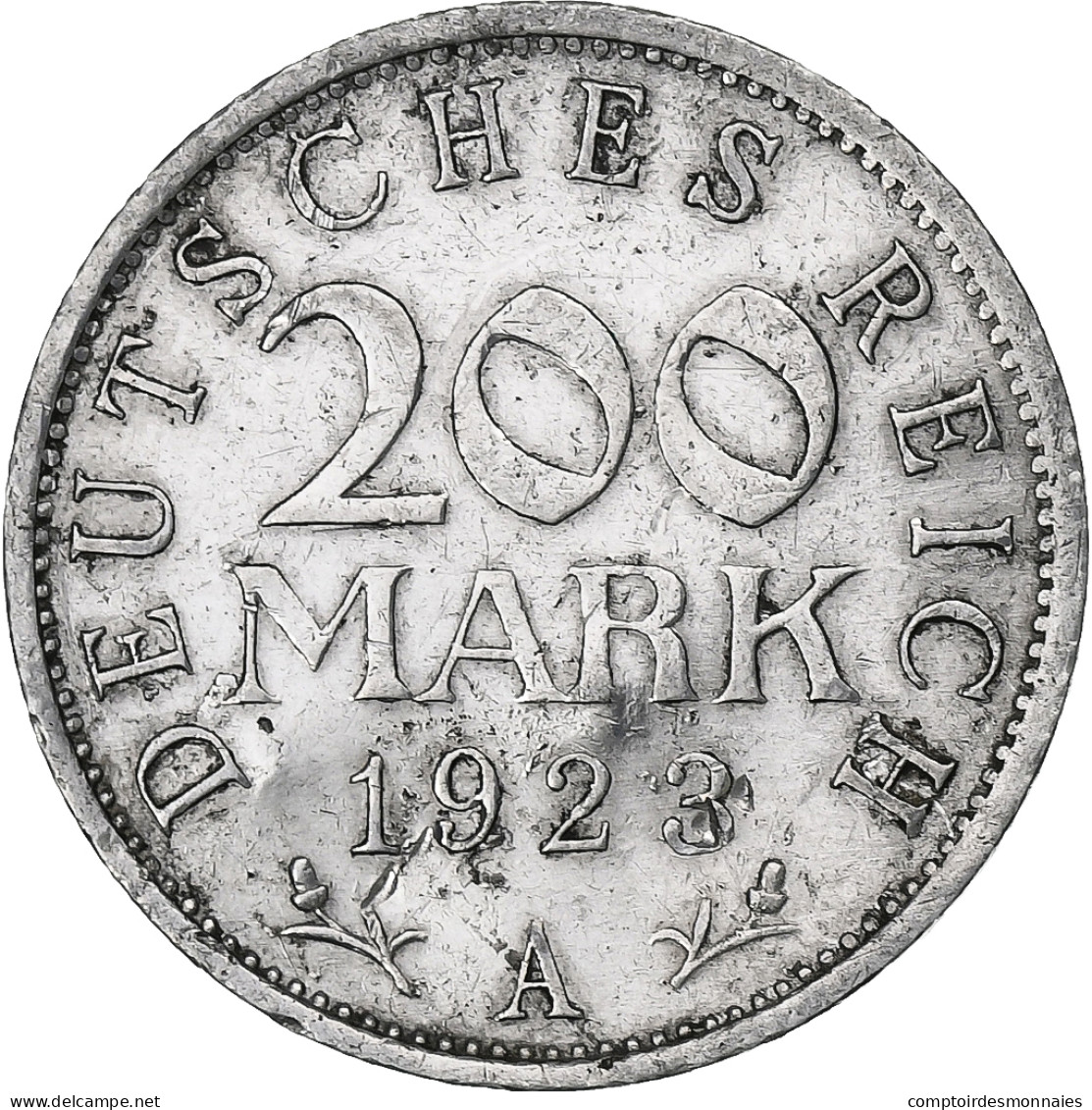 Allemagne, République De Weimar, 200 Mark, 1923, Berlin, Aluminium, TB, KM:35 - 200 & 500 Mark