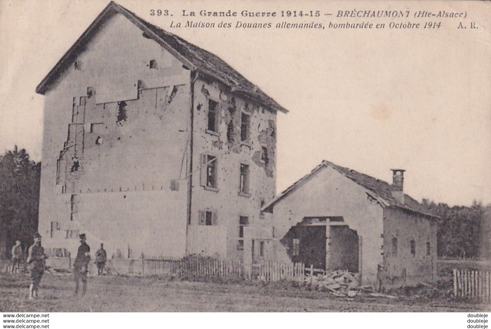 MILITARIA Guerre 14-18  BRÉCHAUMONT  La Maison Des Douanes Allemandes - Aduana