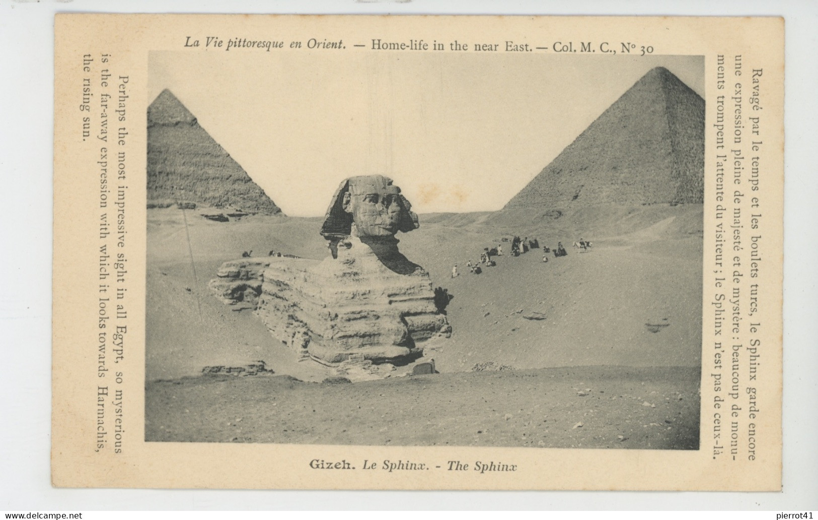 AFRIQUE - EGYPTE - GIZEH - Le Sphinx - Gizeh