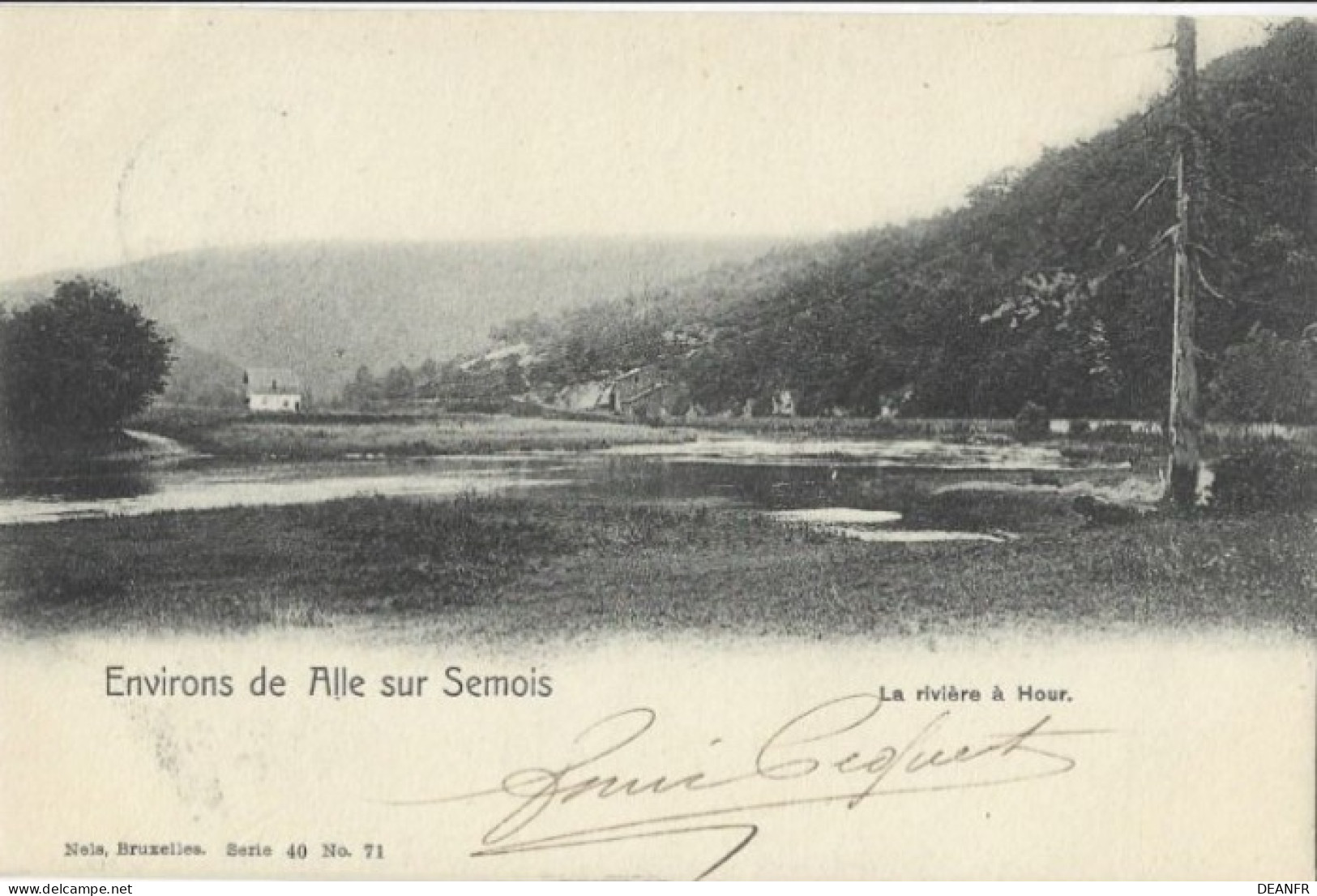 Environs De ALLE Sur SEMOIS : - La Rivière à Hour. - Houyet