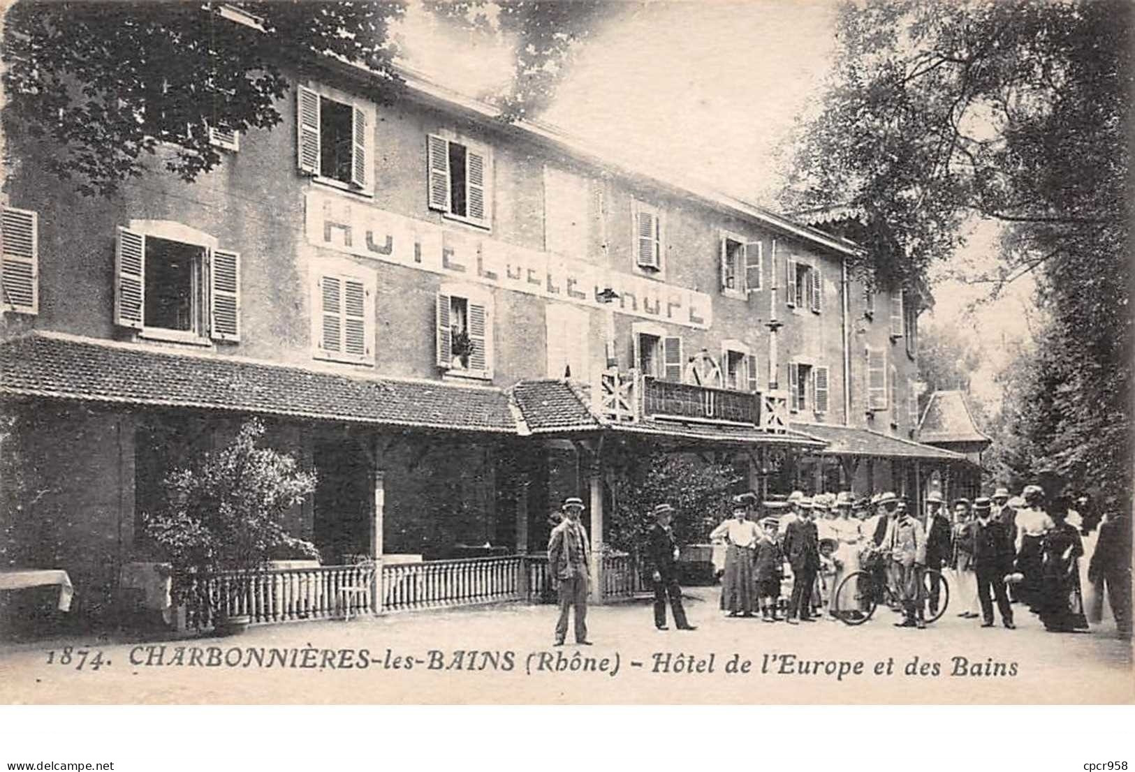 69. N°55195.chardonnières Les Bains.hotel De L'europe Et Des Bains - Charbonniere Les Bains