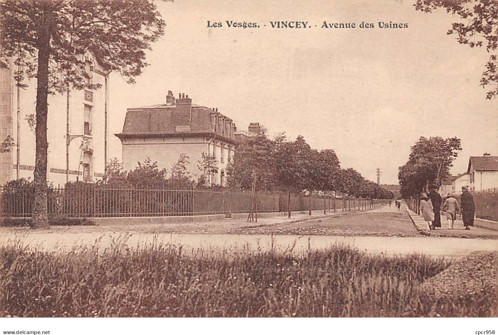 88 .n°  107898  .  Vincey .avenue Des Usines . - Vincey