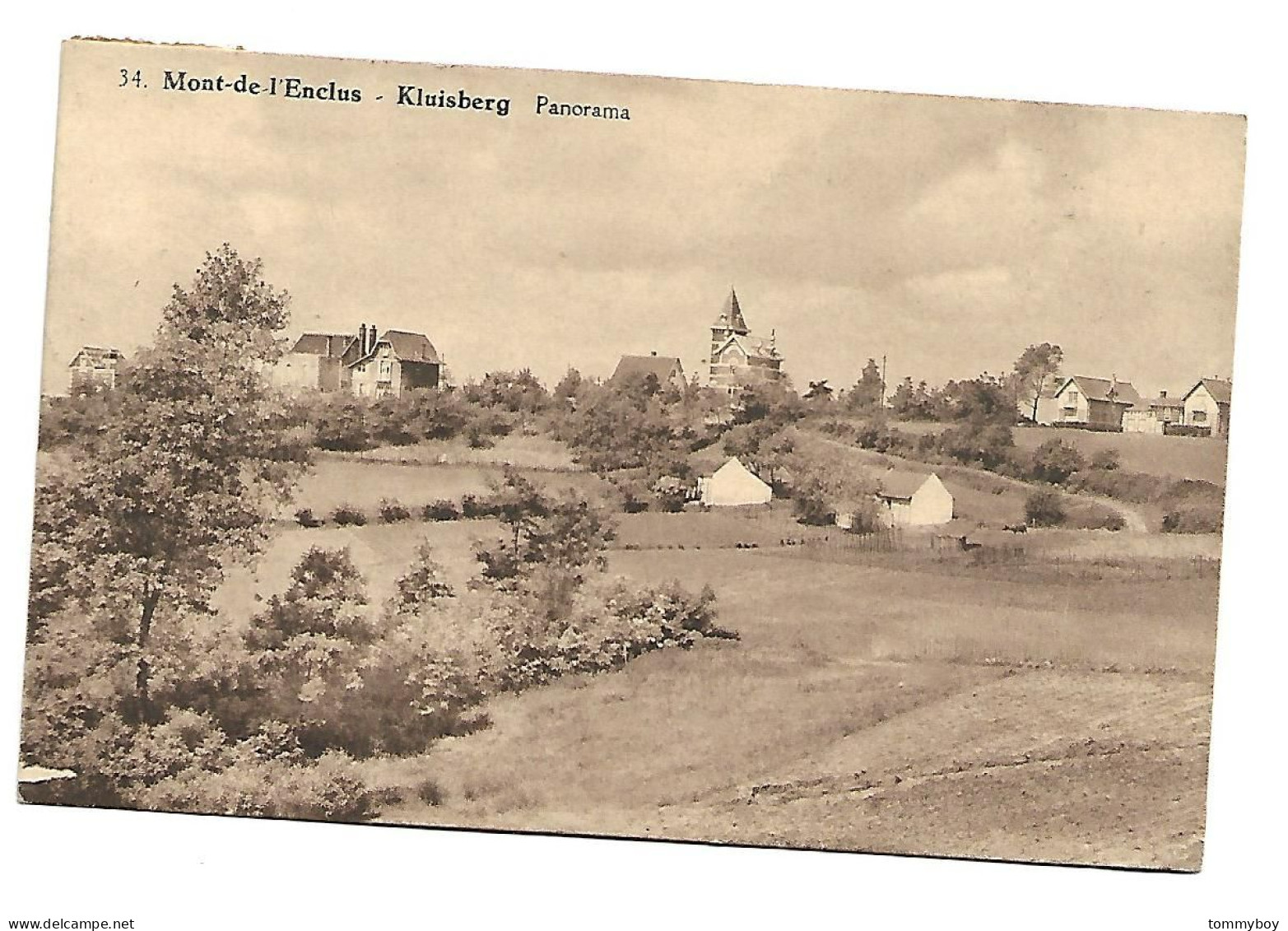 CPA Enclus (Mont De L'Enclus) - Kluisberg -  Panorama - Kluisbergen