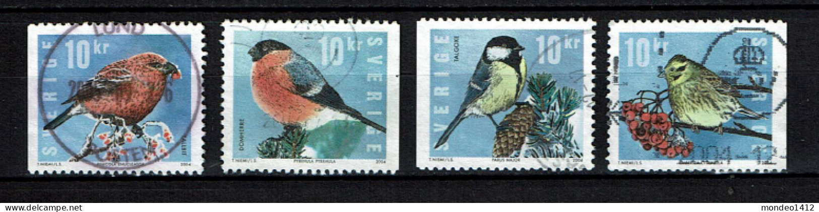 Sweden 2004 - Vogels, Oiseaux, Birds  - Used - Gebruikt