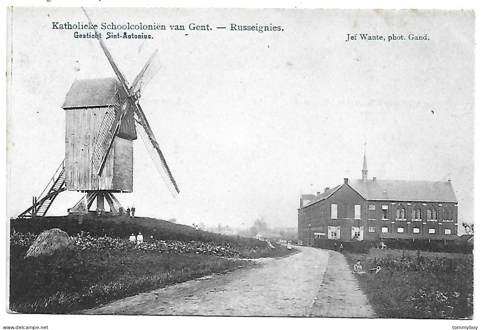 CPA Russeignies, Katholieke Schoolcoloniën Van Gent, Gesticht Sint-Antonius - Mont-de-l'Enclus