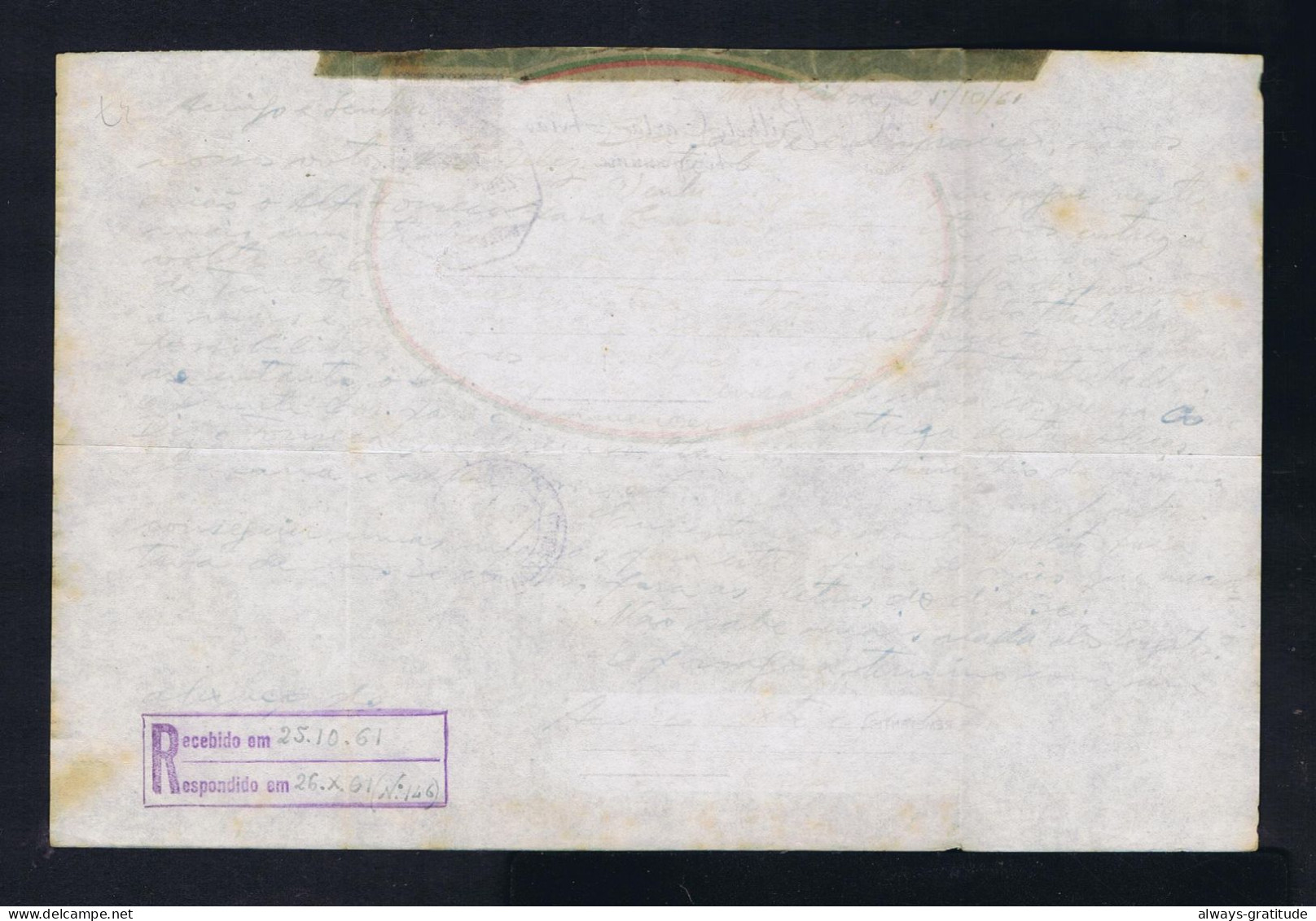 Sp10469 ANGOLA Nova Lisboa Pmk Used 1961 SCARCE Aèrogramme DUNDO Meteo Meteorology Couqueiros Tree Flora Fruits Portugal - Klima & Meteorologie