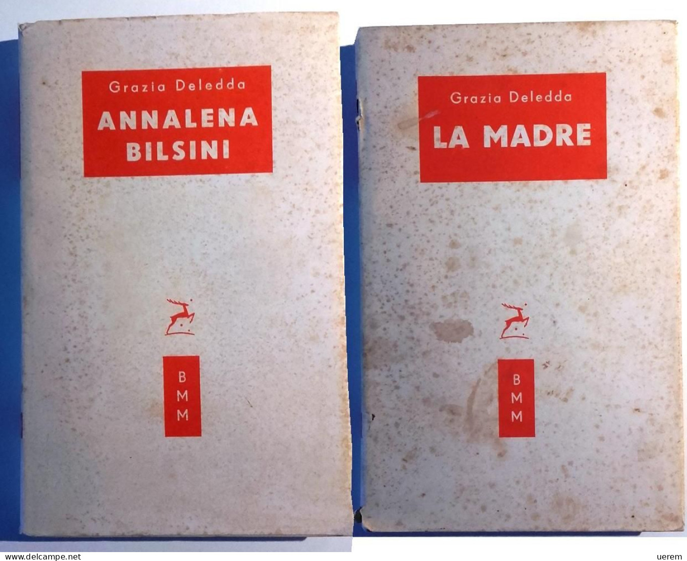 1955 SARDEGNA NARRATIVA DELEDDA MONDADORI 2 VOLUMI DELEDDA GRAZIA ANNALENA BILSINI - Milano, Mondadori 1955 - Old Books