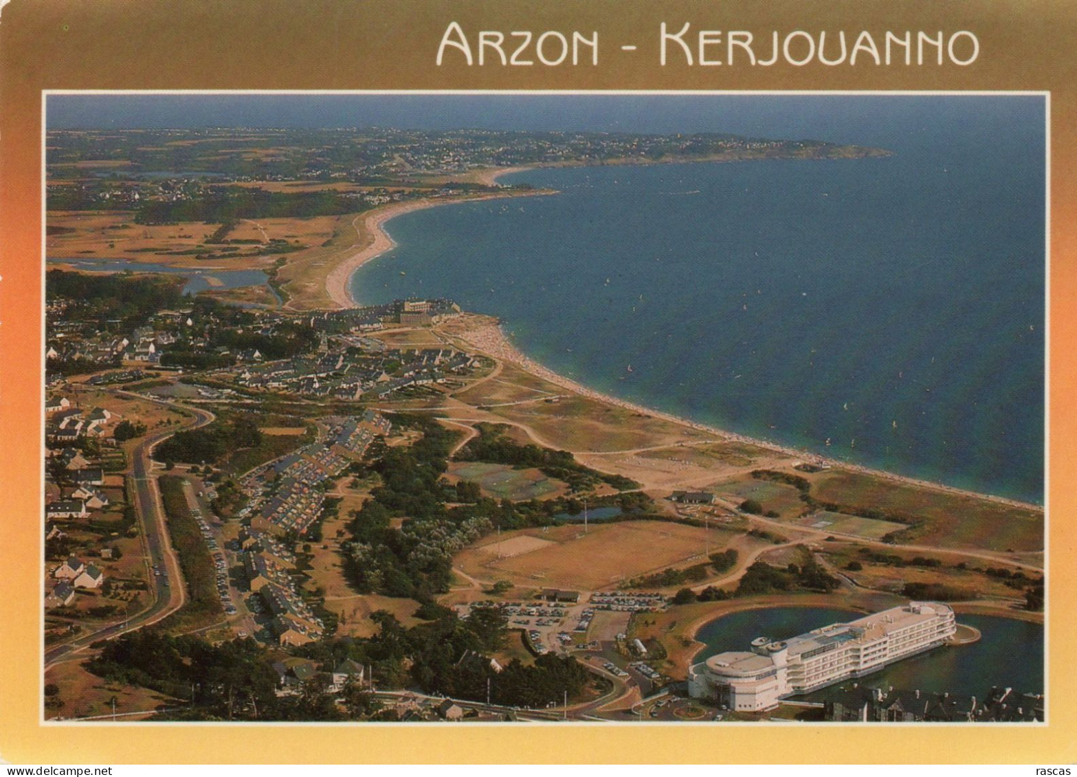 CPM - P - CANTAL - MORBIHAN - ARZON - KERJOUANNO - LA PLAGE - L'INSTITUT DE THALASSOTHERAPIE - Arzon