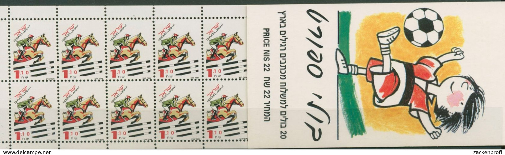 Israel 1997 Sport Springreiten Markenheftchen 1414 MH Postfrisch (C98318) - Markenheftchen