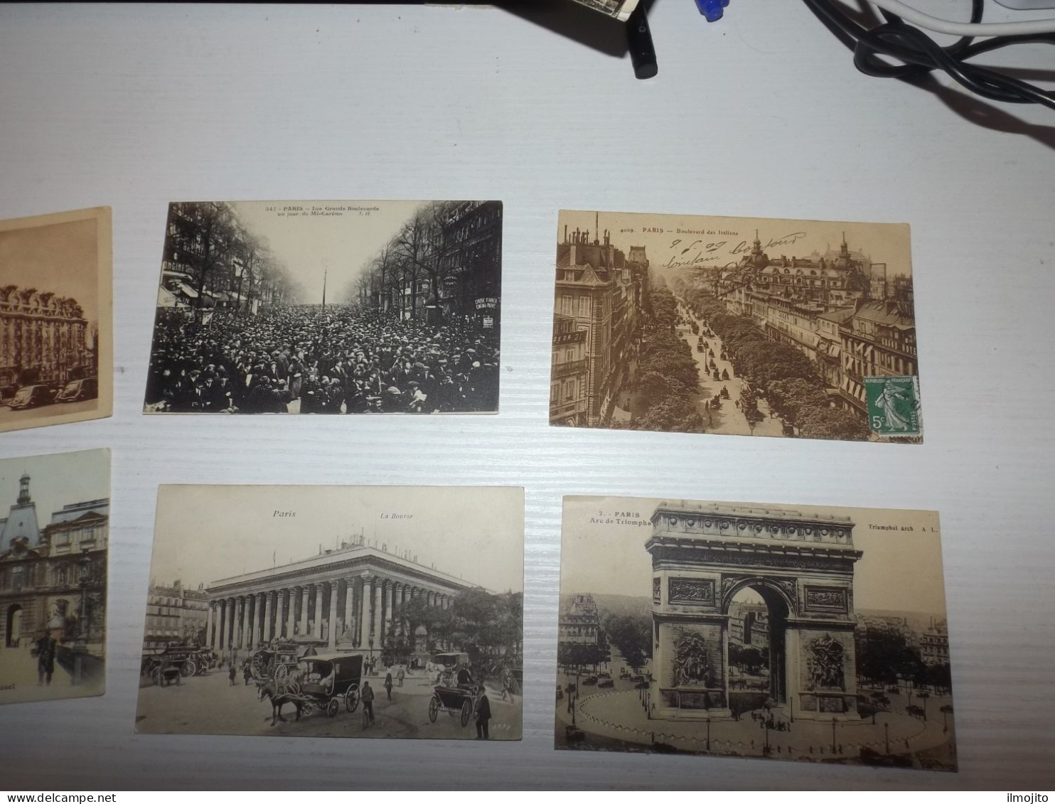 LOT 54 CARTE POSTALE PARIS PARIGI ANIMEE ANIMATION AK CPA