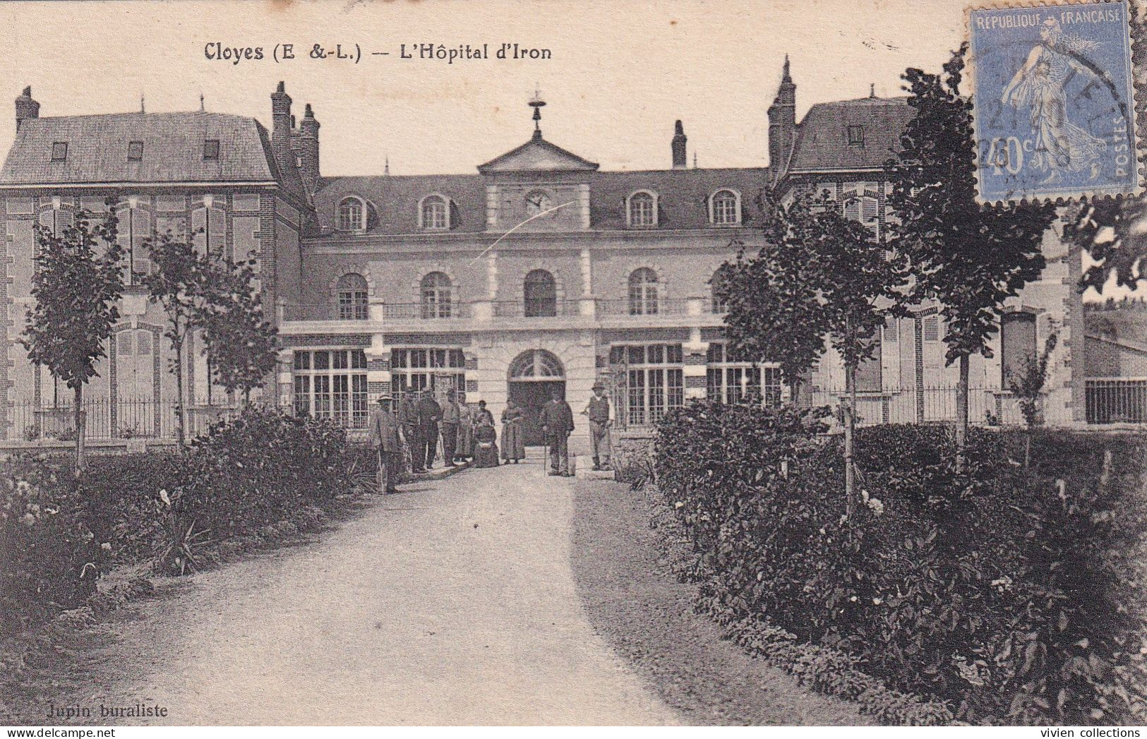 Cloyes (28 Eure Et Loir) L'Hôpital D'Iron - Jupin Circulée 1929 - Cloyes-sur-le-Loir