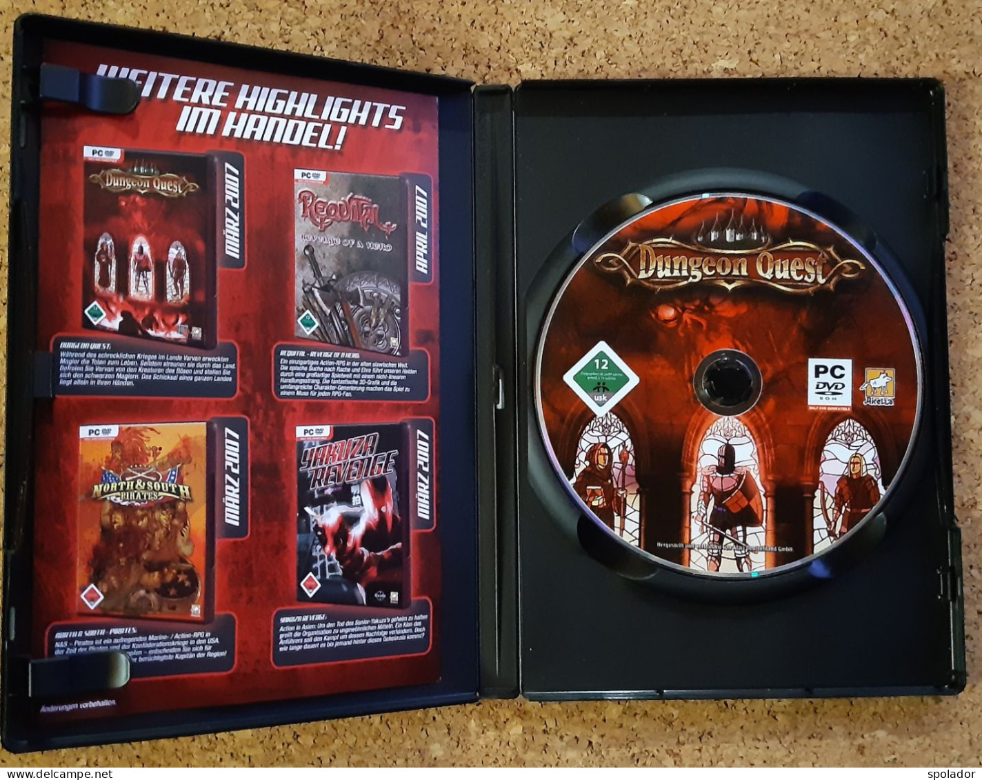 Dungeon Quest PC DVD-ROM-PC Game-2007 - PC-Spiele