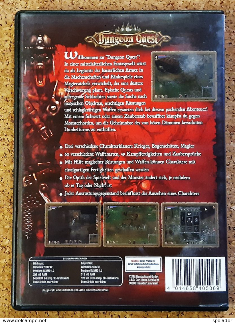 Dungeon Quest PC DVD-ROM-PC Game-2007 - PC-Games