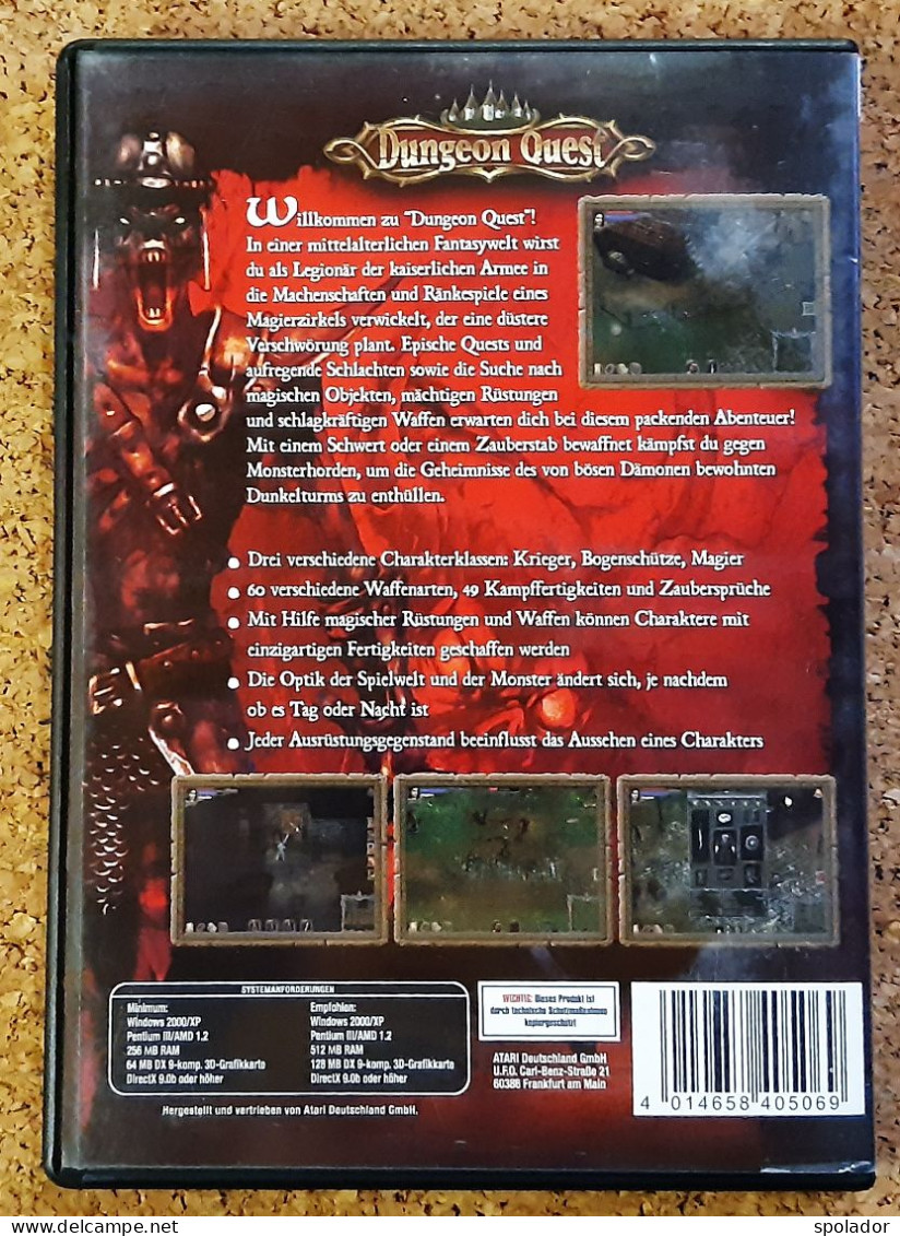 Dungeon Quest PC DVD-ROM-PC Game-2007 - PC-Spiele