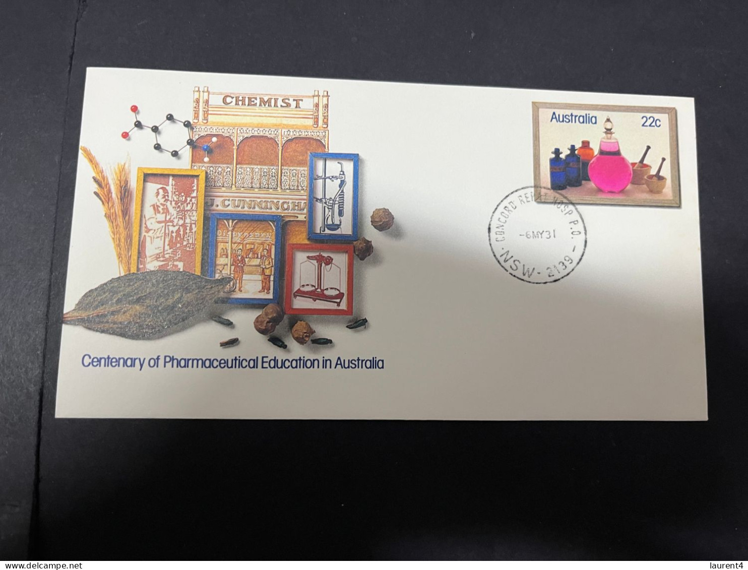 13-4-2024 (1 X 49) Australia - 1981 - Pharmacy Education In Australia (NSW Concord Hospital P/m) - Premiers Jours (FDC)