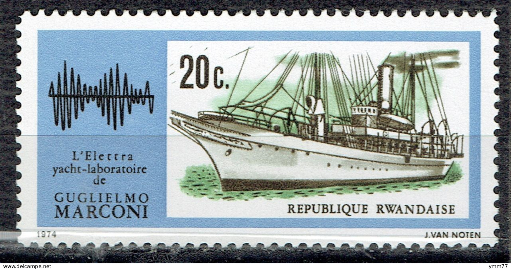 Centenaire De La Naissance De Guillaume Marconi : L'Elettra Yacht Laboratoire - Ungebraucht